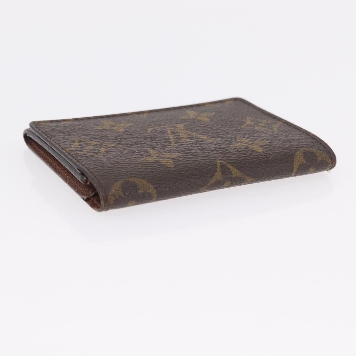 LOUIS VUITTON Monogram Card Case 10 Set LV Auth CB321