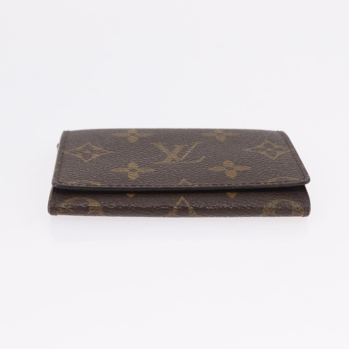 LOUIS VUITTON Monogram Card Case 10 Set LV Auth CB321