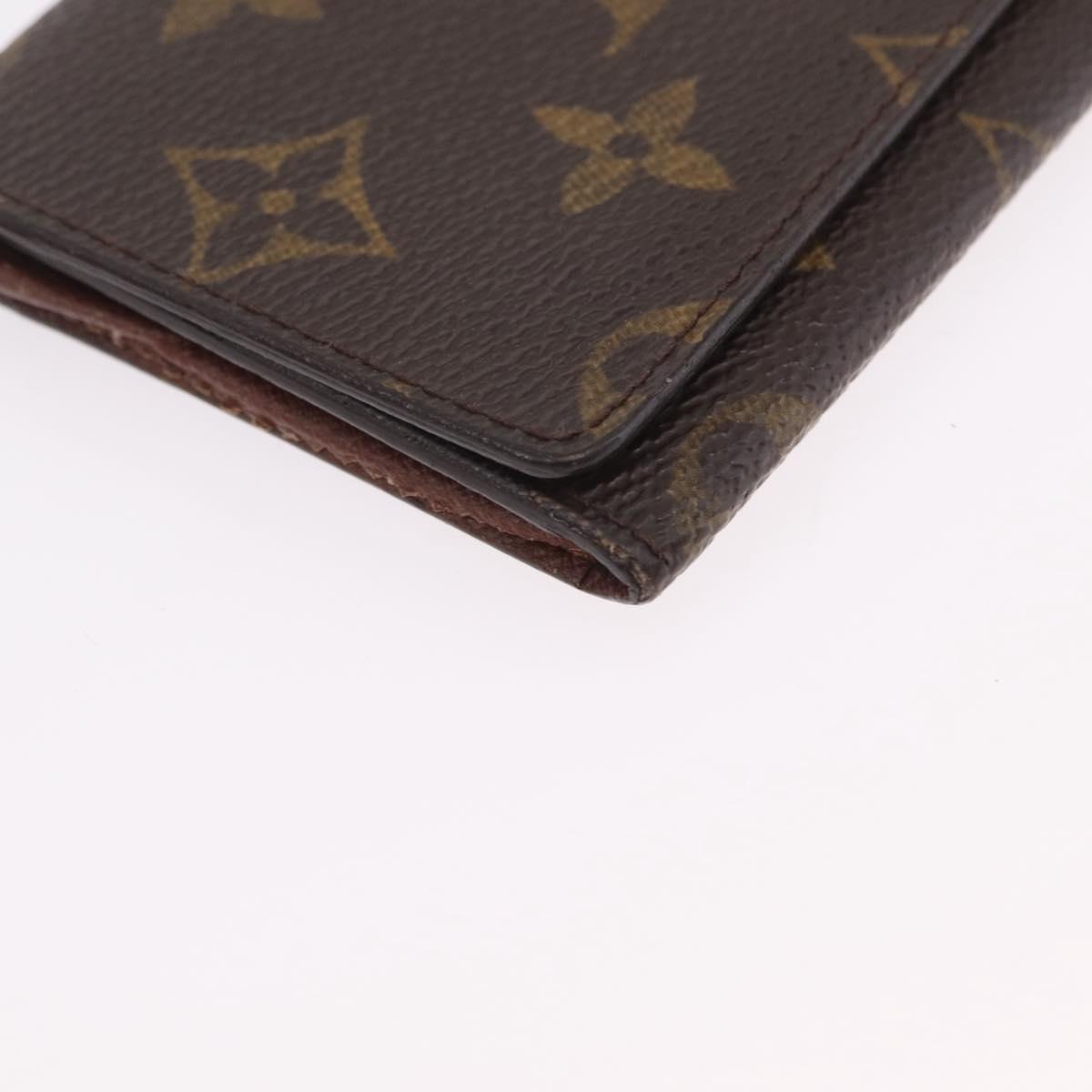 LOUIS VUITTON Monogram Card Case 10 Set LV Auth CB321