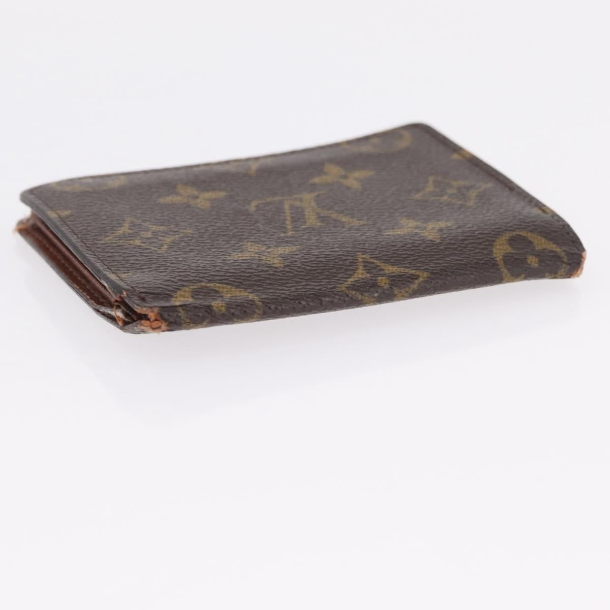 LOUIS VUITTON Monogram Card Case 10 Set LV Auth CB321