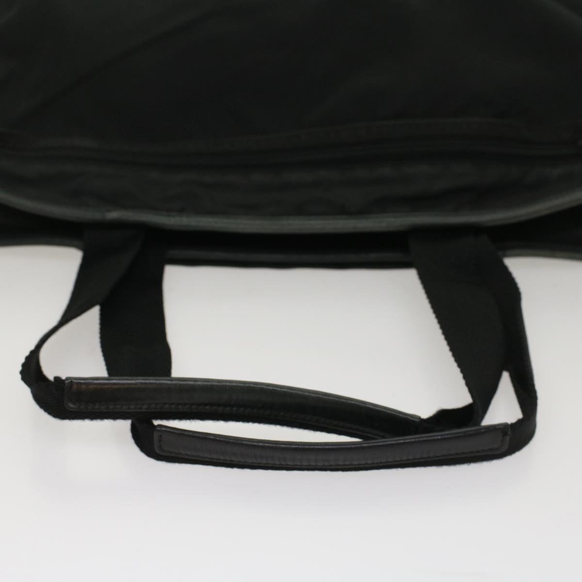 PRADA Tote Bag Nylon Black Auth cl693