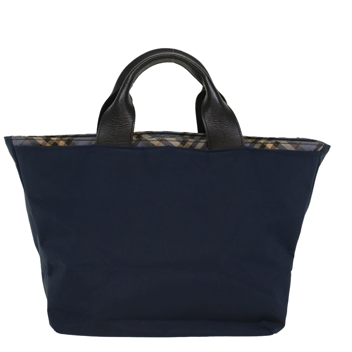 BURBERRY Blue Label Tote Bag Nylon Navy Auth cl703