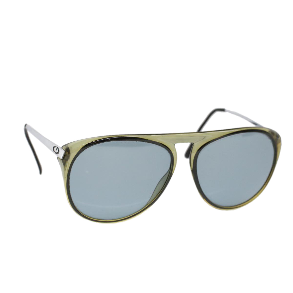 Christian Dior Sunglasses Plastic Khaki Auth cl741