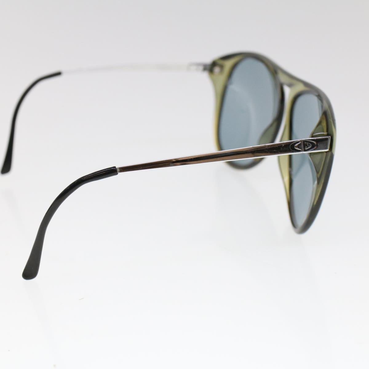 Christian Dior Sunglasses Plastic Khaki Auth cl741