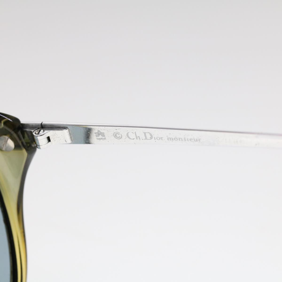 Christian Dior Sunglasses Plastic Khaki Auth cl741