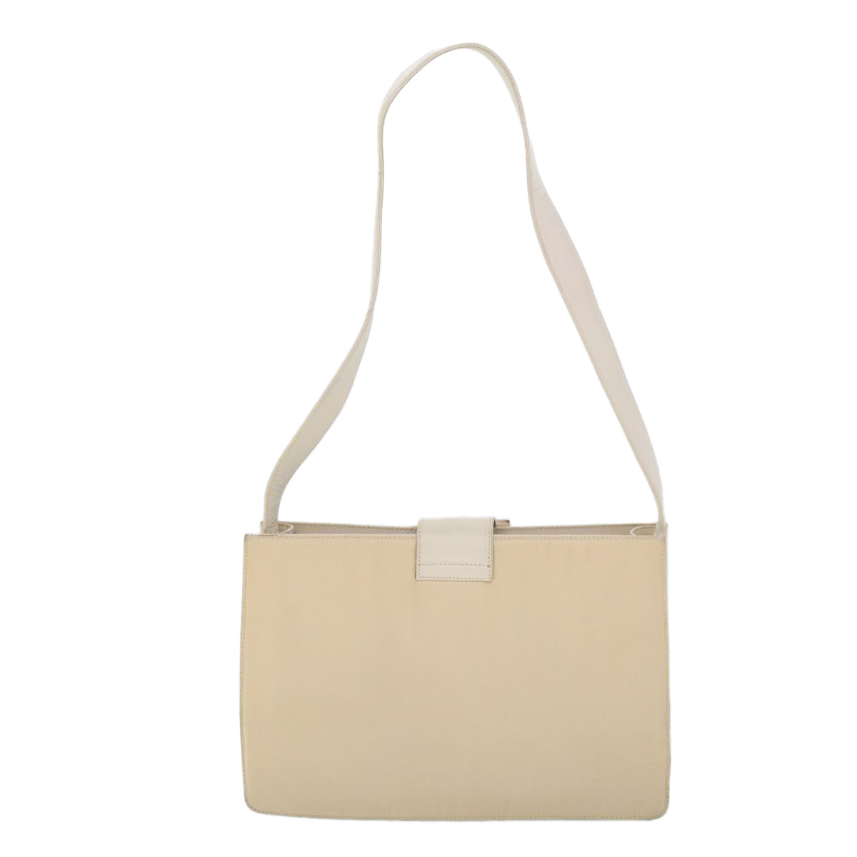 PRADA Shoulder Bag Nylon Beige Auth cl770