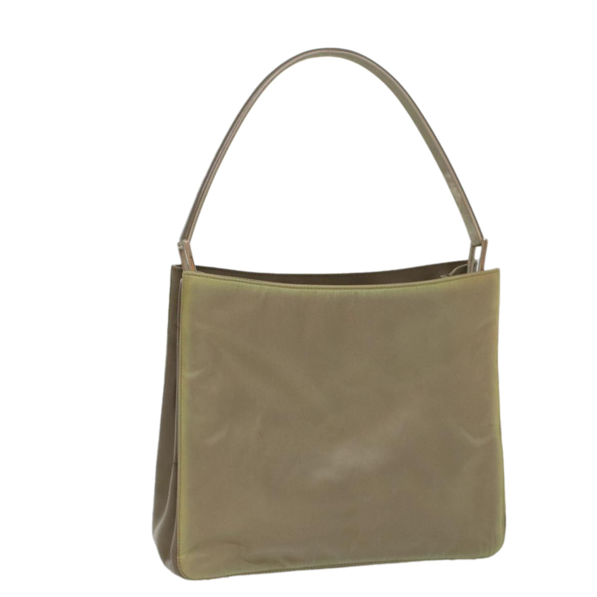 PRADA Shoulder Bag Nylon Khaki Auth cl771