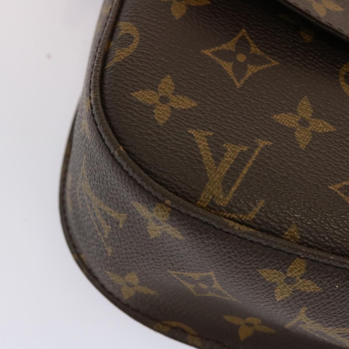 LOUIS VUITTON Monogram Saint Cloud GM Shoulder Bag M51242 LV Auth cl827