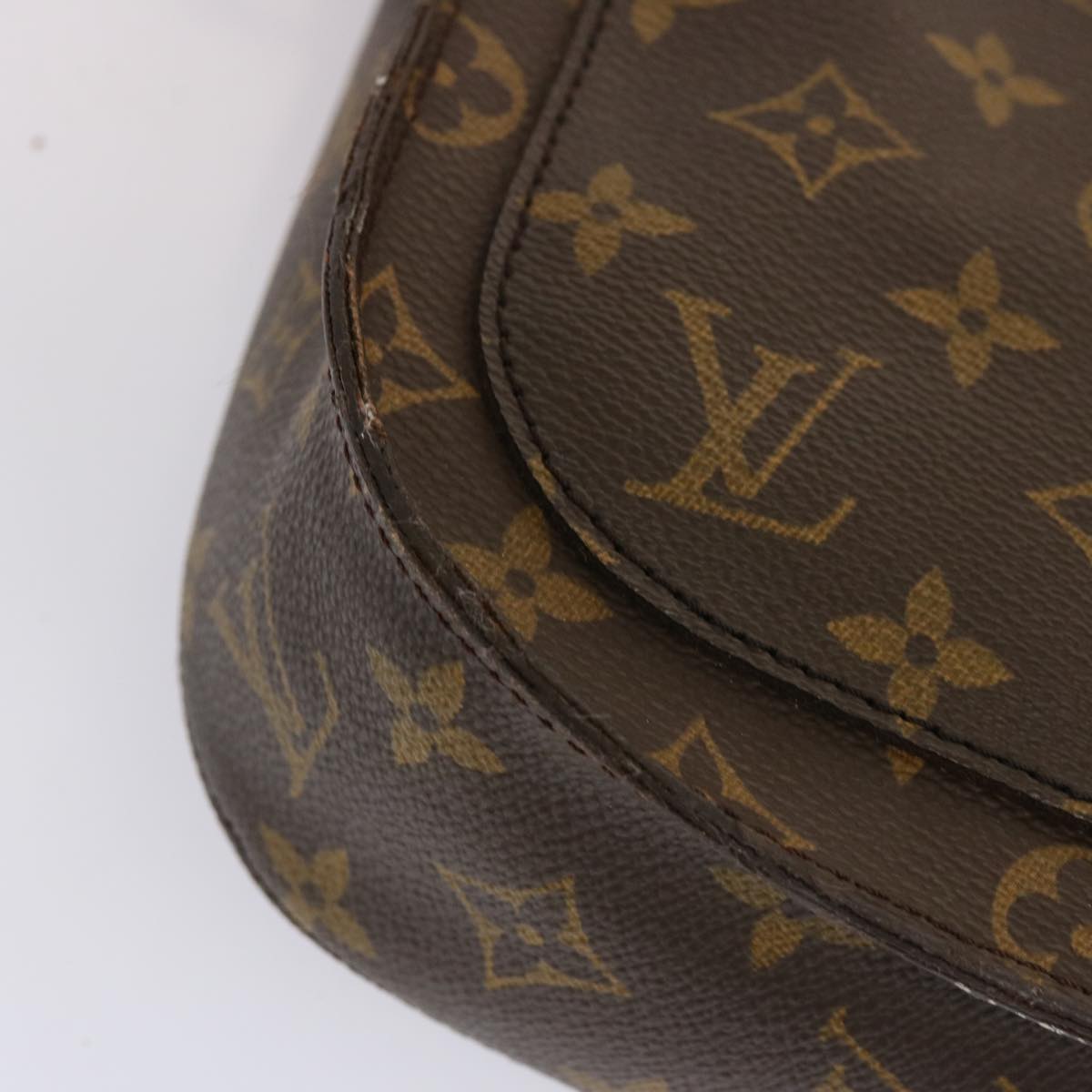 LOUIS VUITTON Monogram Saint Cloud GM Shoulder Bag M51242 LV Auth cl827