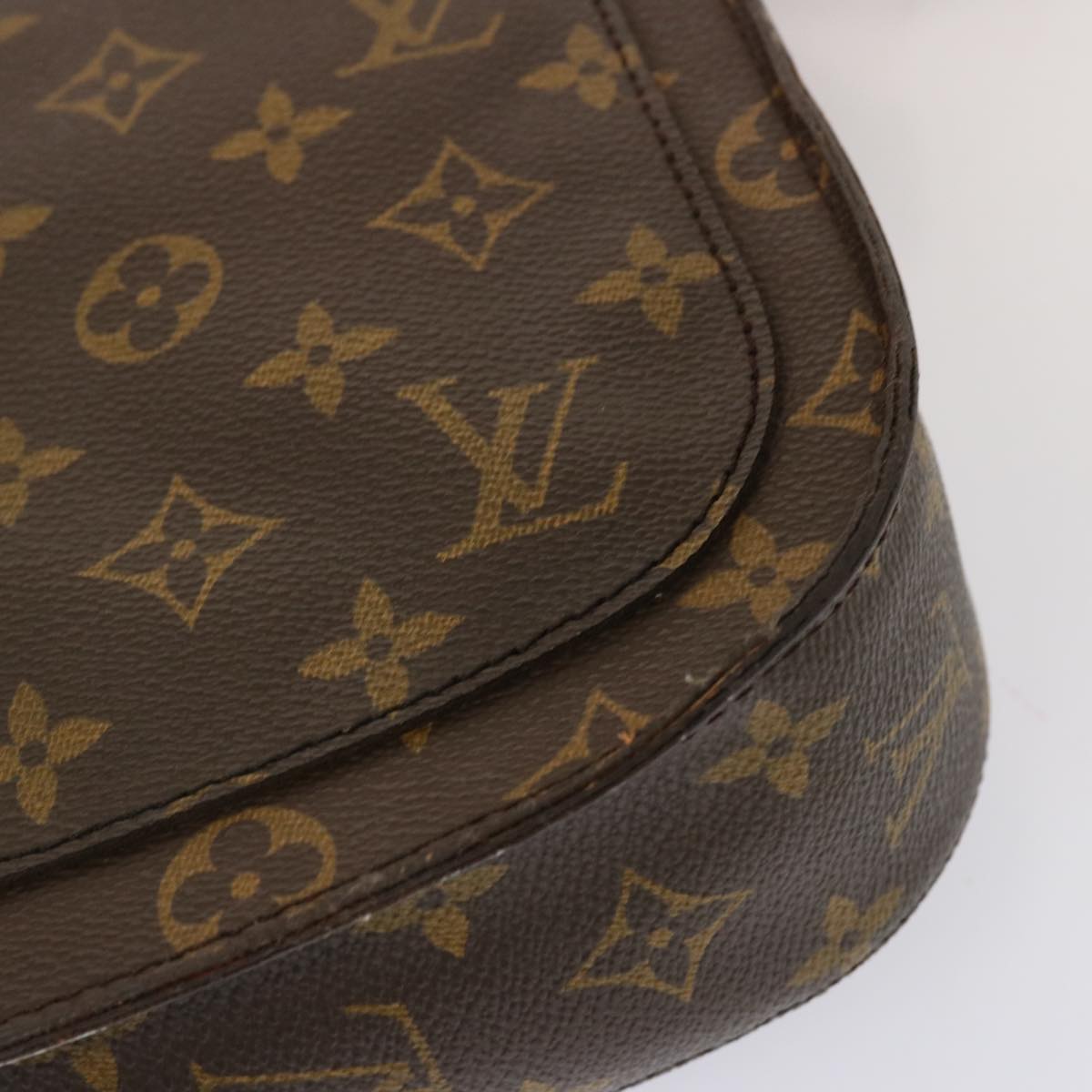 LOUIS VUITTON Monogram Saint Cloud GM Shoulder Bag M51242 LV Auth cl827