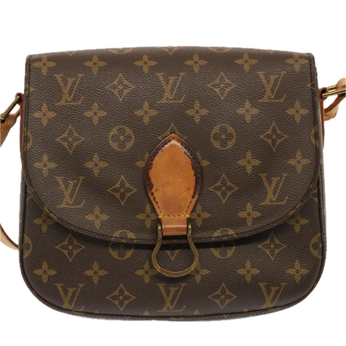 LOUIS VUITTON Monogram Saint Cloud GM Shoulder Bag M51242 LV Auth cl827