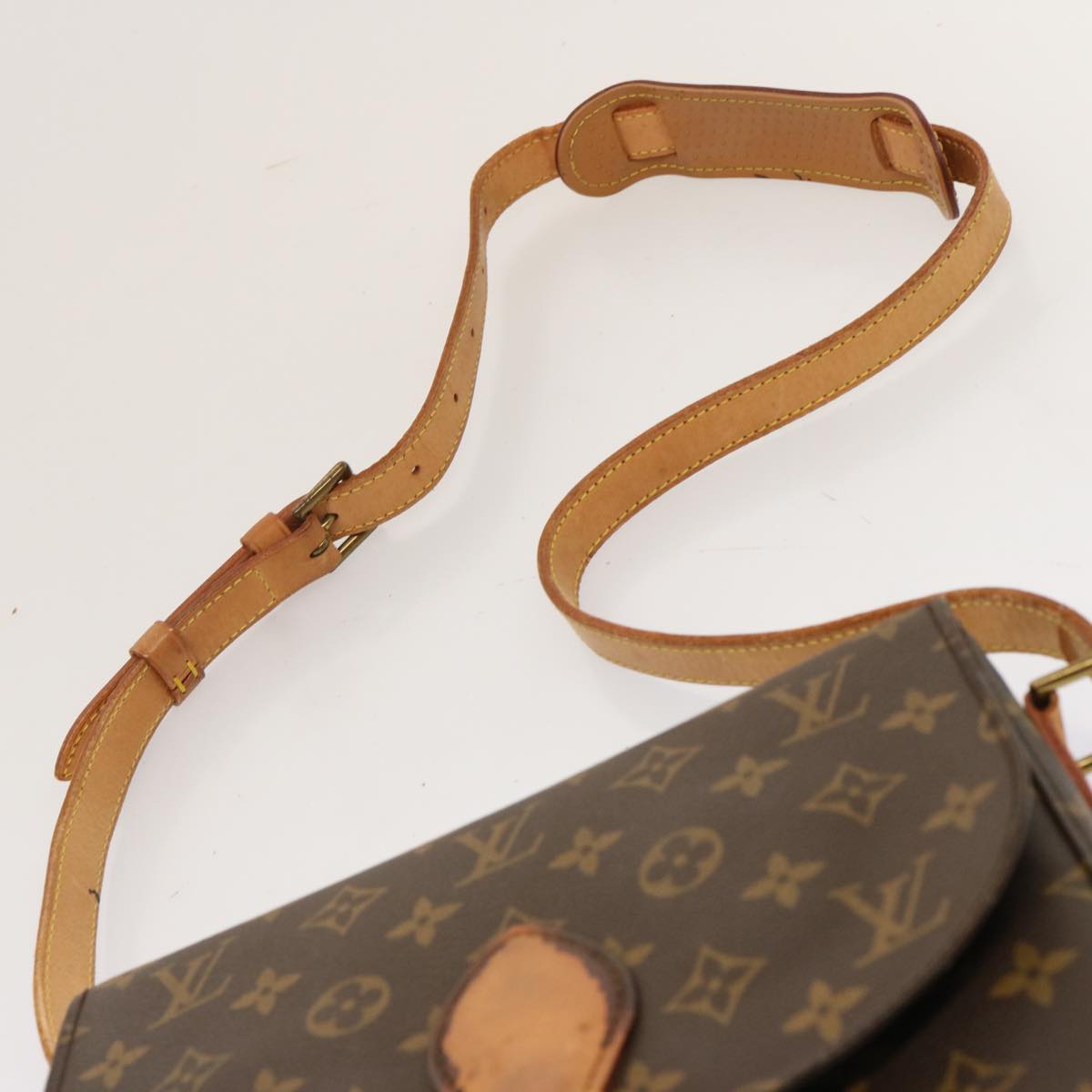 LOUIS VUITTON Monogram Saint Cloud GM Shoulder Bag M51242 LV Auth cl827