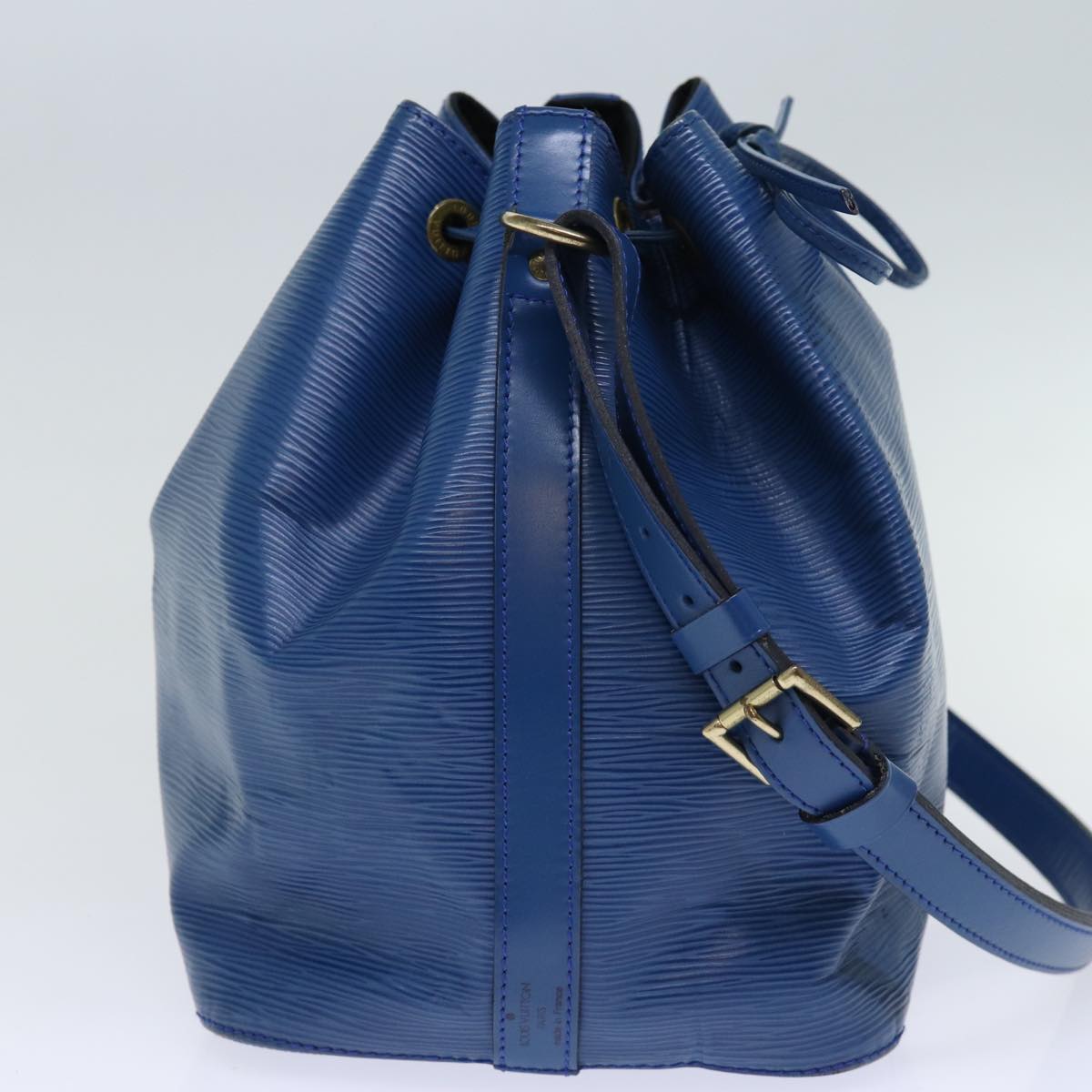 LOUIS VUITTON Epi Petit Noe Shoulder Bag Blue M44105 LV Auth cl831