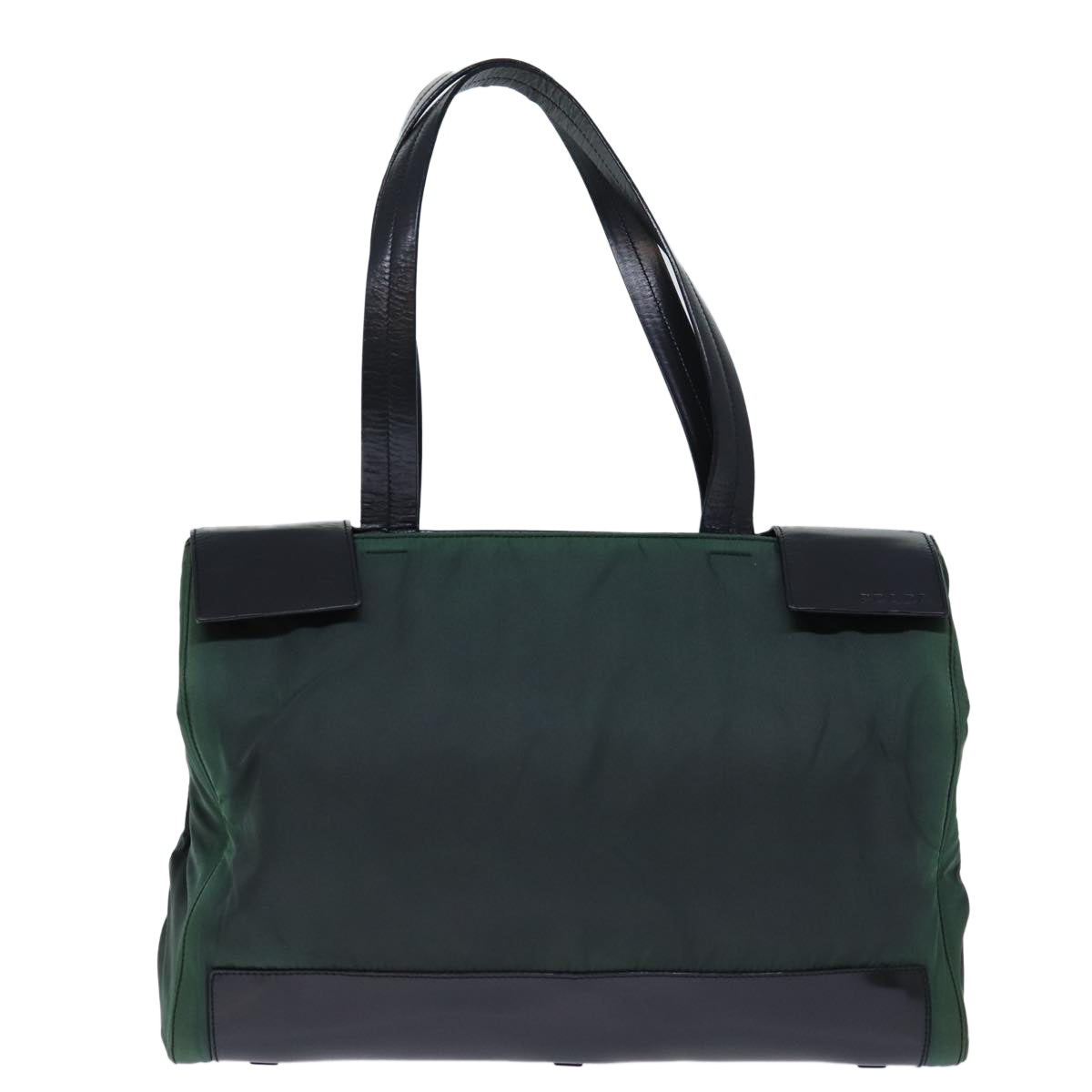 PRADA Shoulder Bag Nylon Green Auth cl835