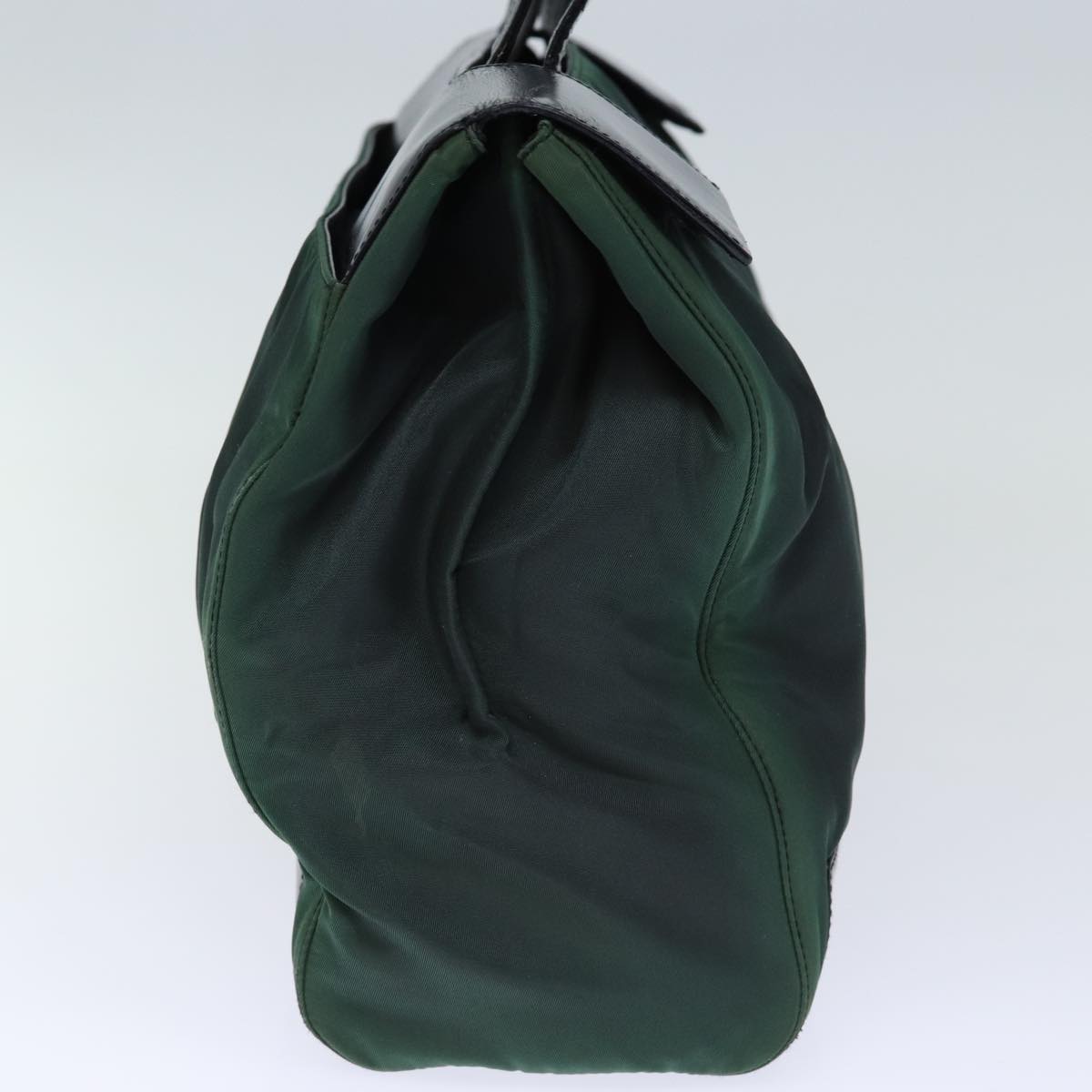 PRADA Shoulder Bag Nylon Green Auth cl835