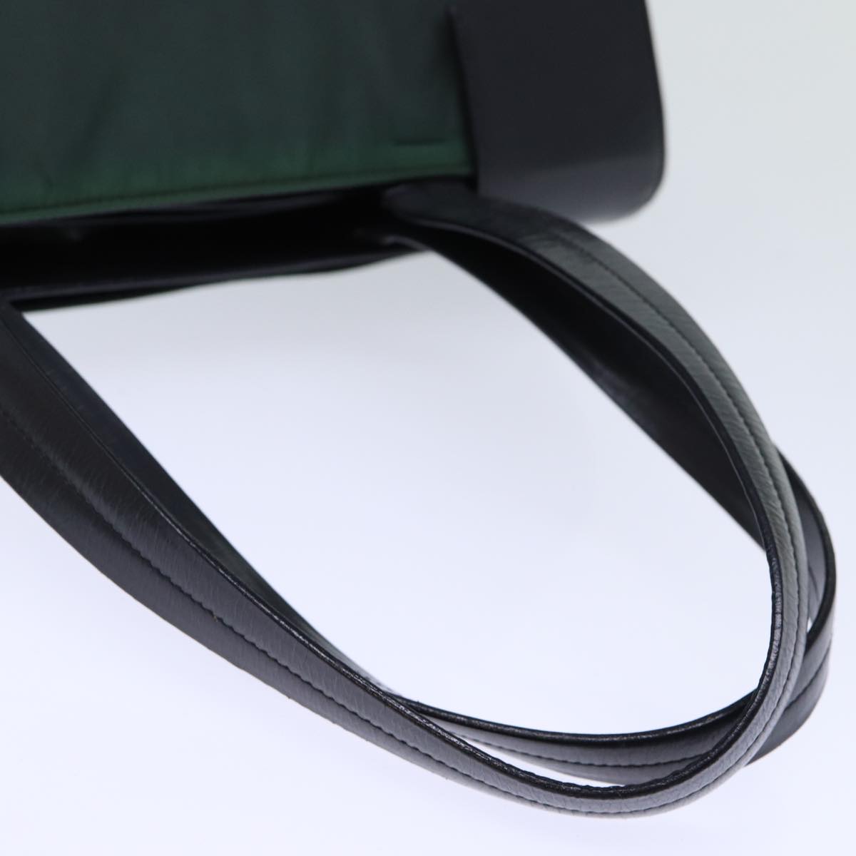 PRADA Shoulder Bag Nylon Green Auth cl835