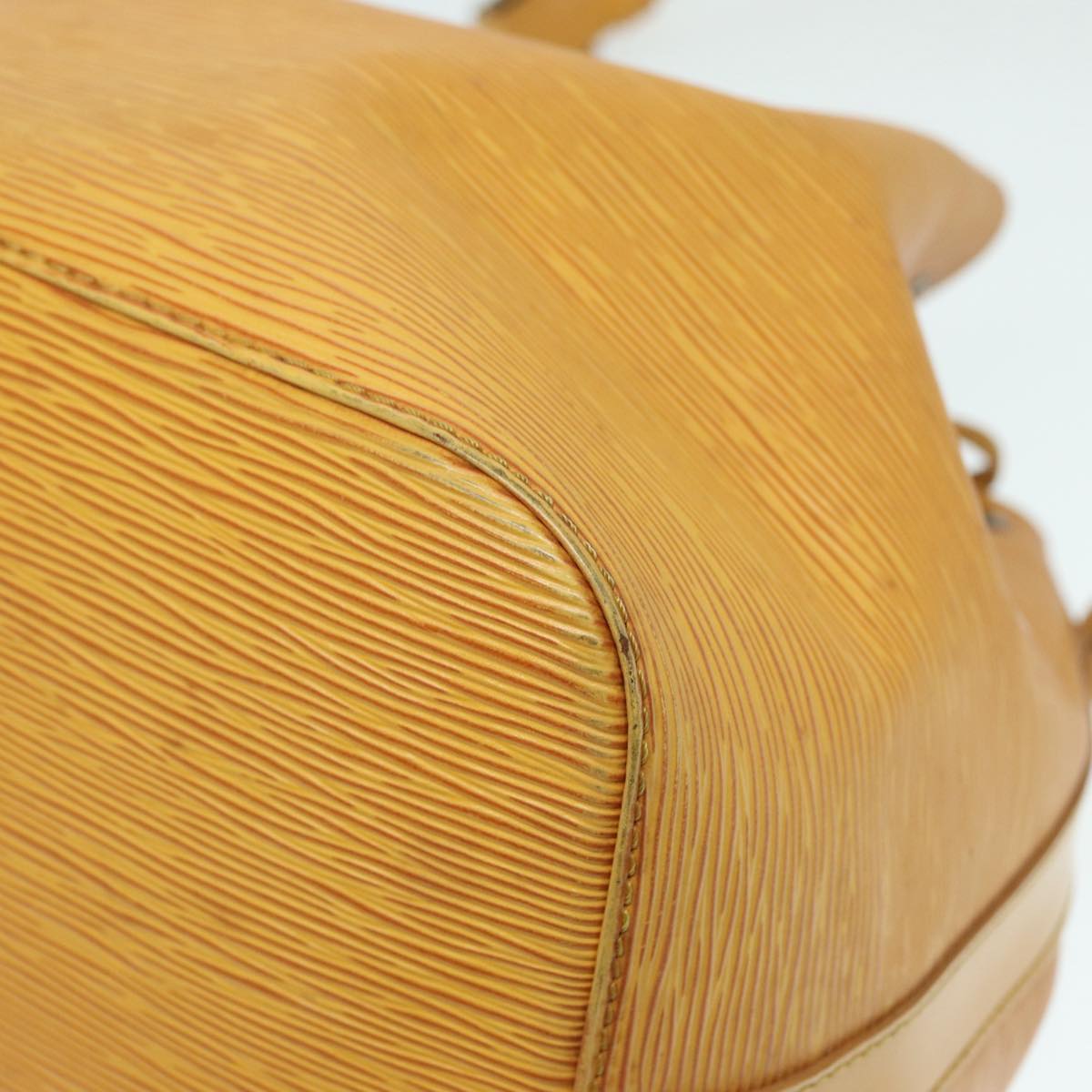 LOUIS VUITTON Epi Petit Noe Shoulder Bag Yellow M44109 LV Auth cl857