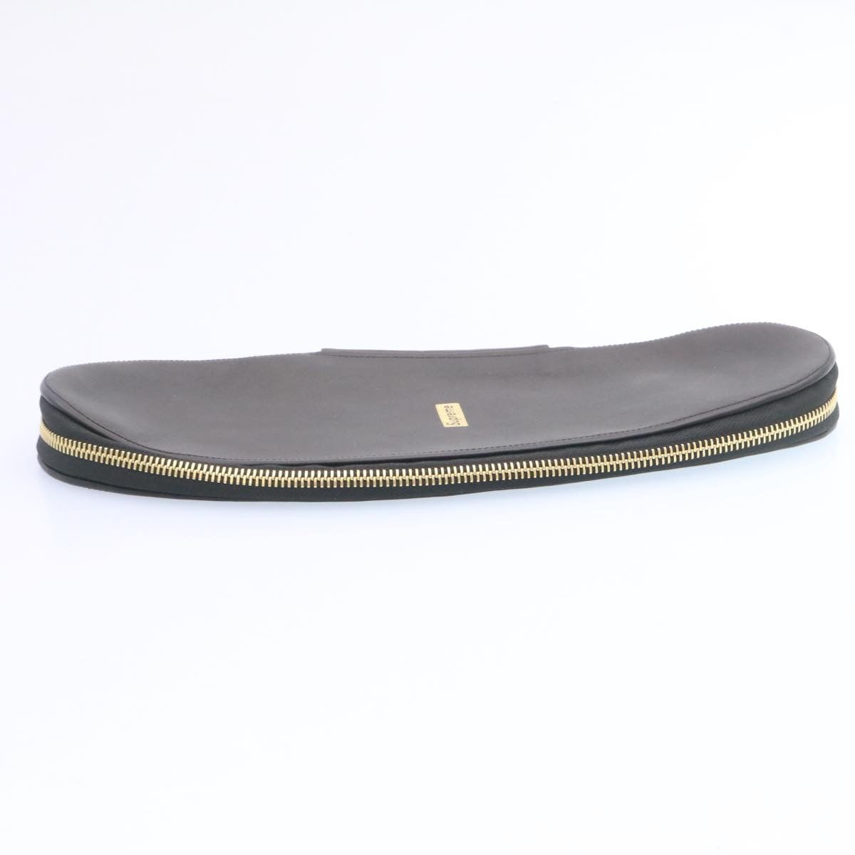 LOUIS VUITTON Supreme Slipper Cover Leather Black LV Auth ds070