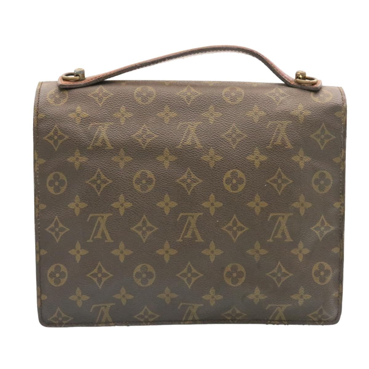 LOUIS VUITTON Monogram Monceau 2Way Shoulder Hand Bag M51185 LV Auth ds120