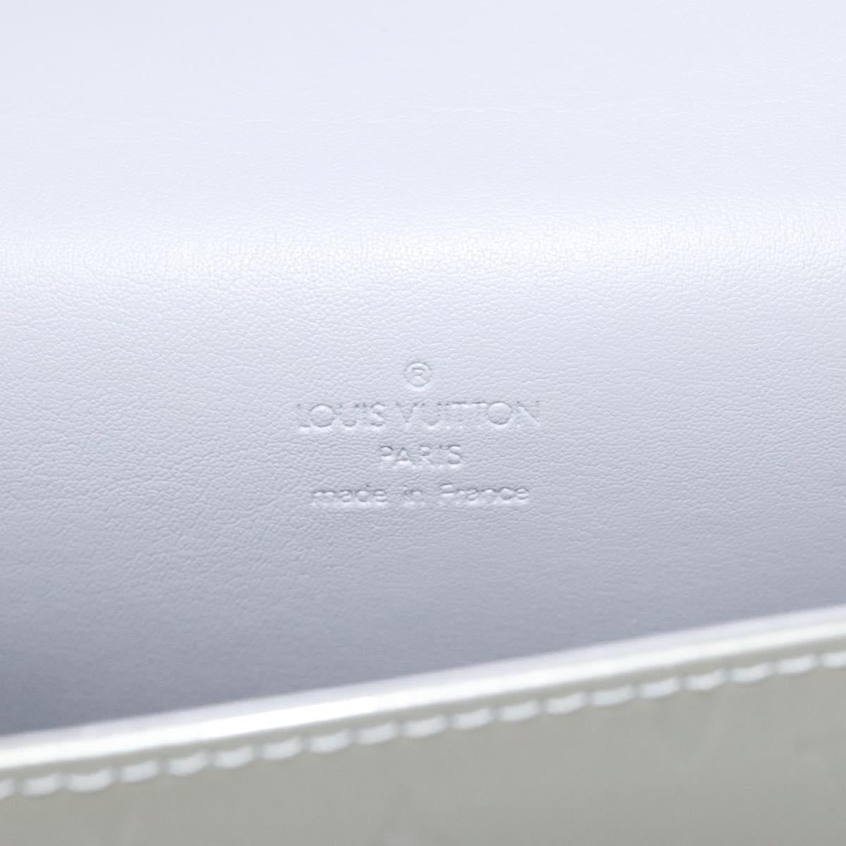 LOUIS VUITTON Monogram Vernis Spring Street Hand Bag Gris M91029 LV Auth EC020