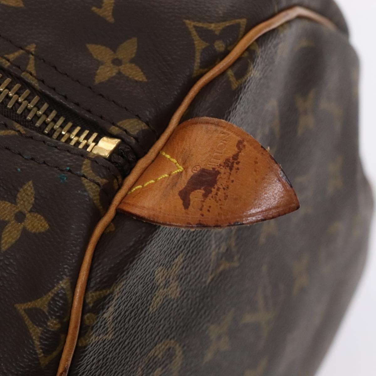 LOUIS VUITTON Monogram Keepall 55 Boston Bag M41424 LV Auth EC039