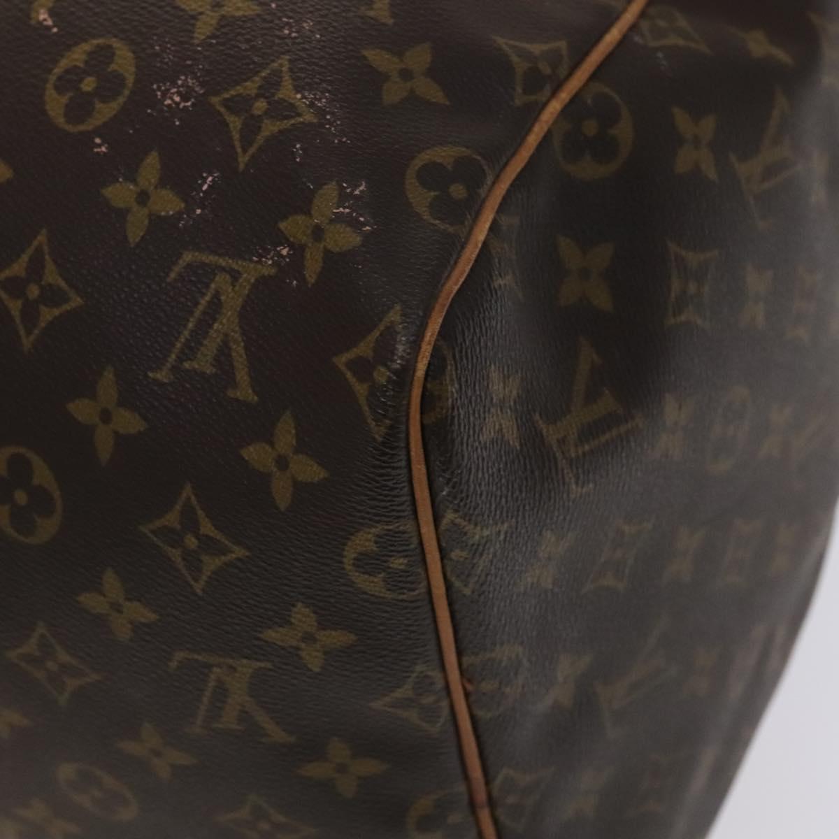 LOUIS VUITTON Monogram Keepall 55 Boston Bag M41424 LV Auth EC040
