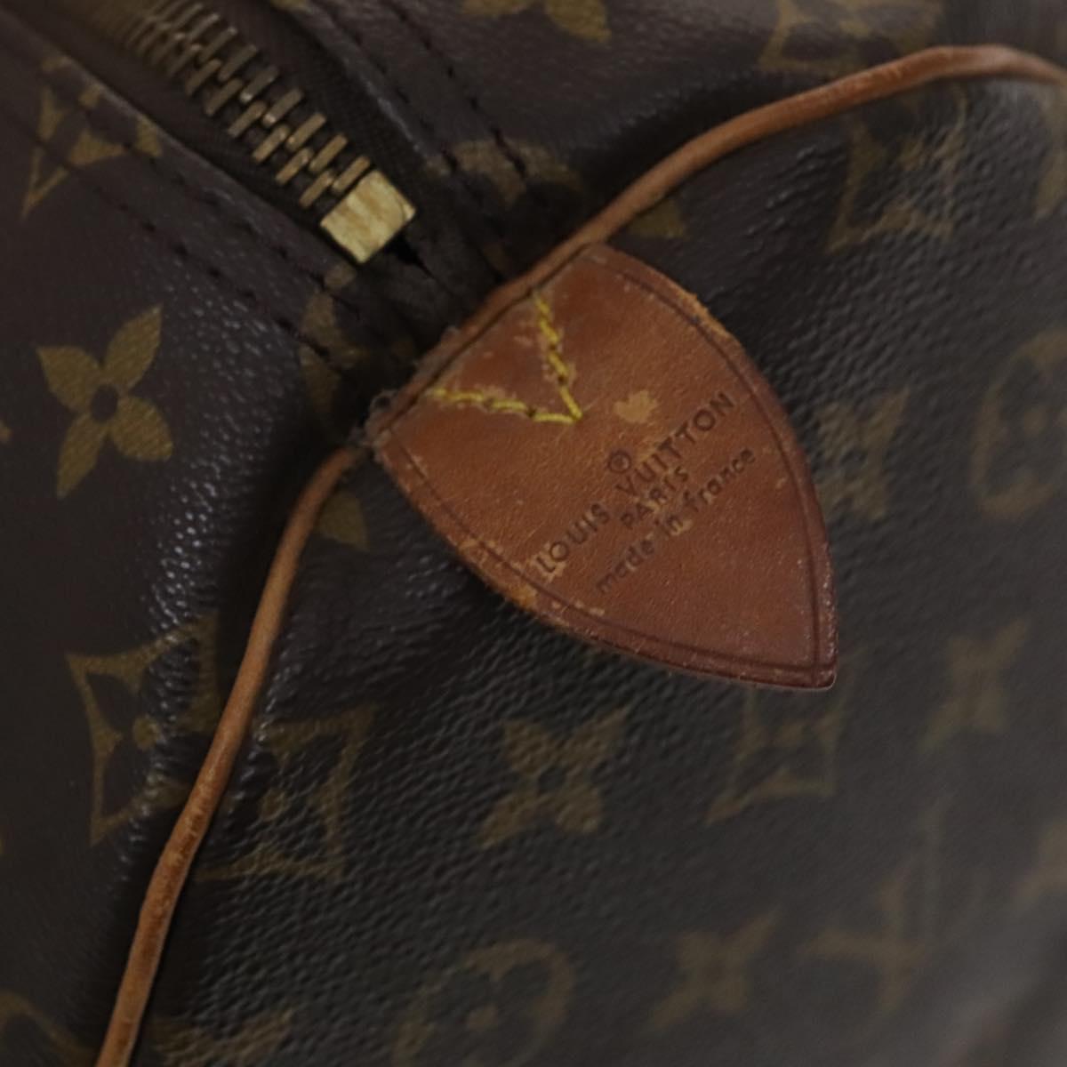 LOUIS VUITTON Monogram Keepall 55 Boston Bag M41424 LV Auth EC040