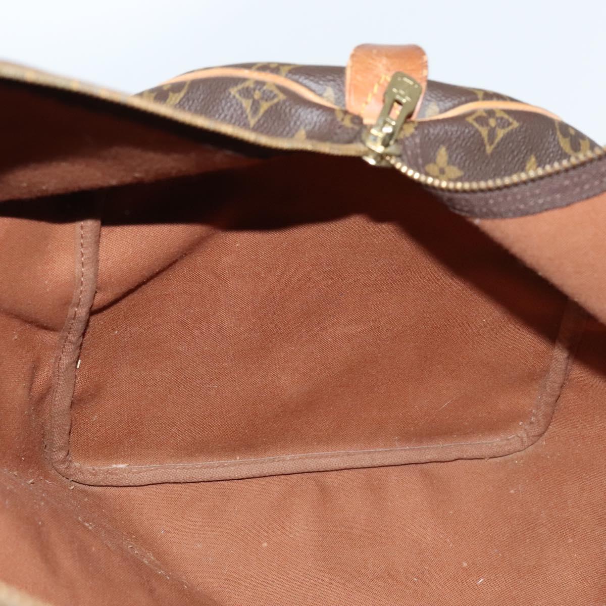 LOUIS VUITTON Monogram Keepall 55 Boston Bag M41424 LV Auth EC040