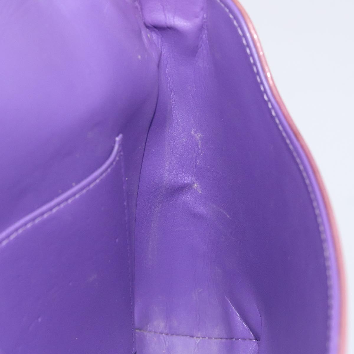 LOUIS VUITTON Monogram Vernis Thompson Street Bag Viole M91095 LV Auth EC046