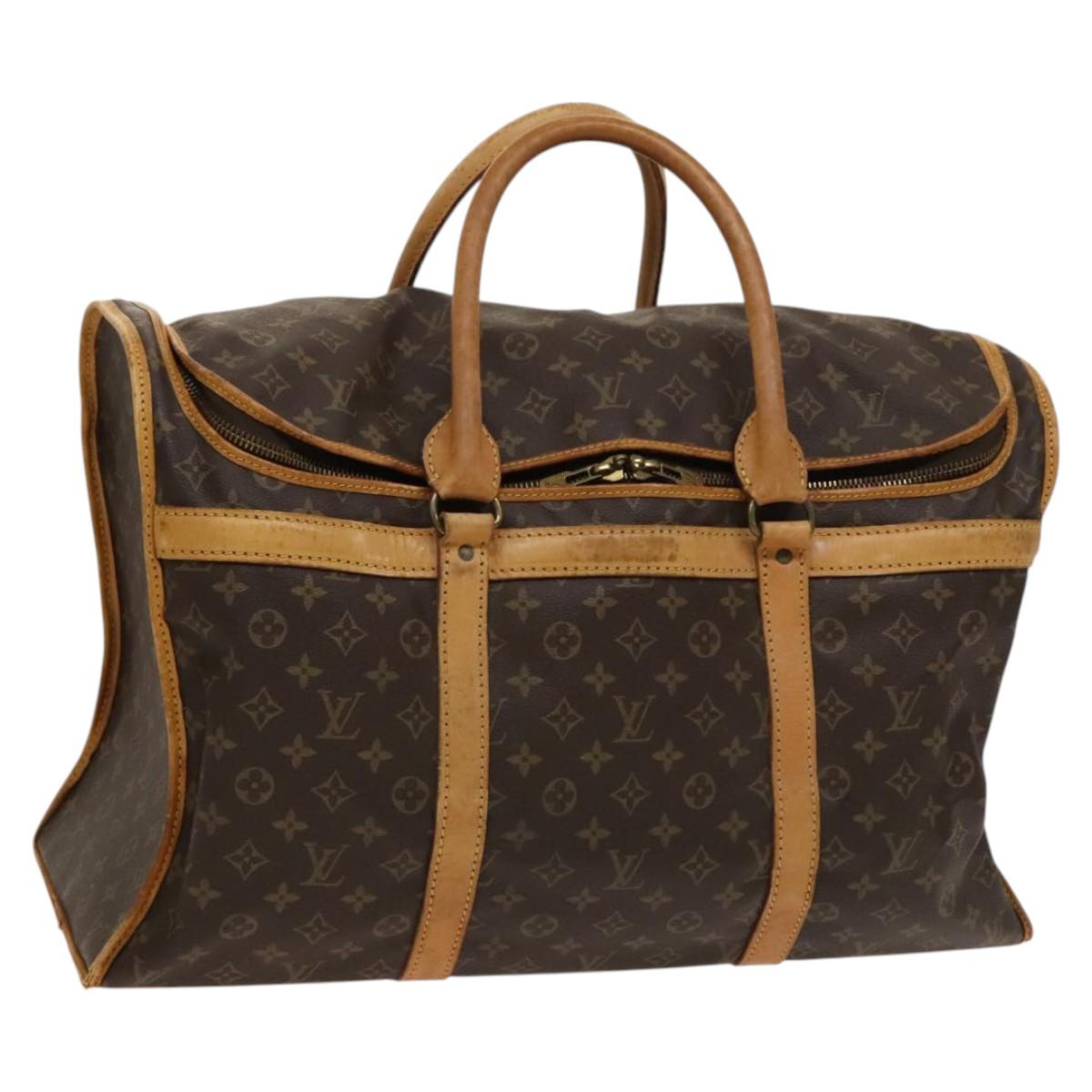LOUIS VUITTON Monogram Sac Chasseur 55 Boston Bag M41922 LV Auth EC073