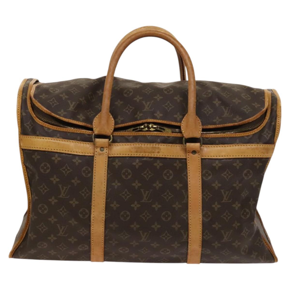 LOUIS VUITTON Monogram Sac Chasseur 55 Boston Bag M41922 LV Auth EC073