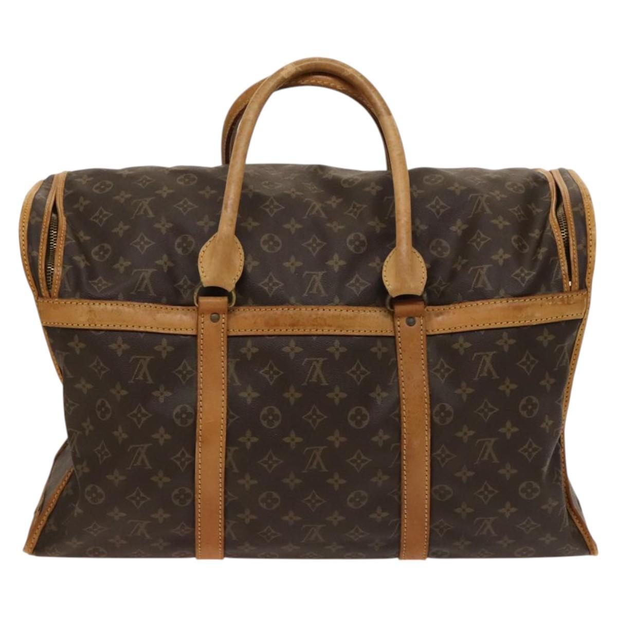LOUIS VUITTON Monogram Sac Chasseur 55 Boston Bag M41922 LV Auth EC073