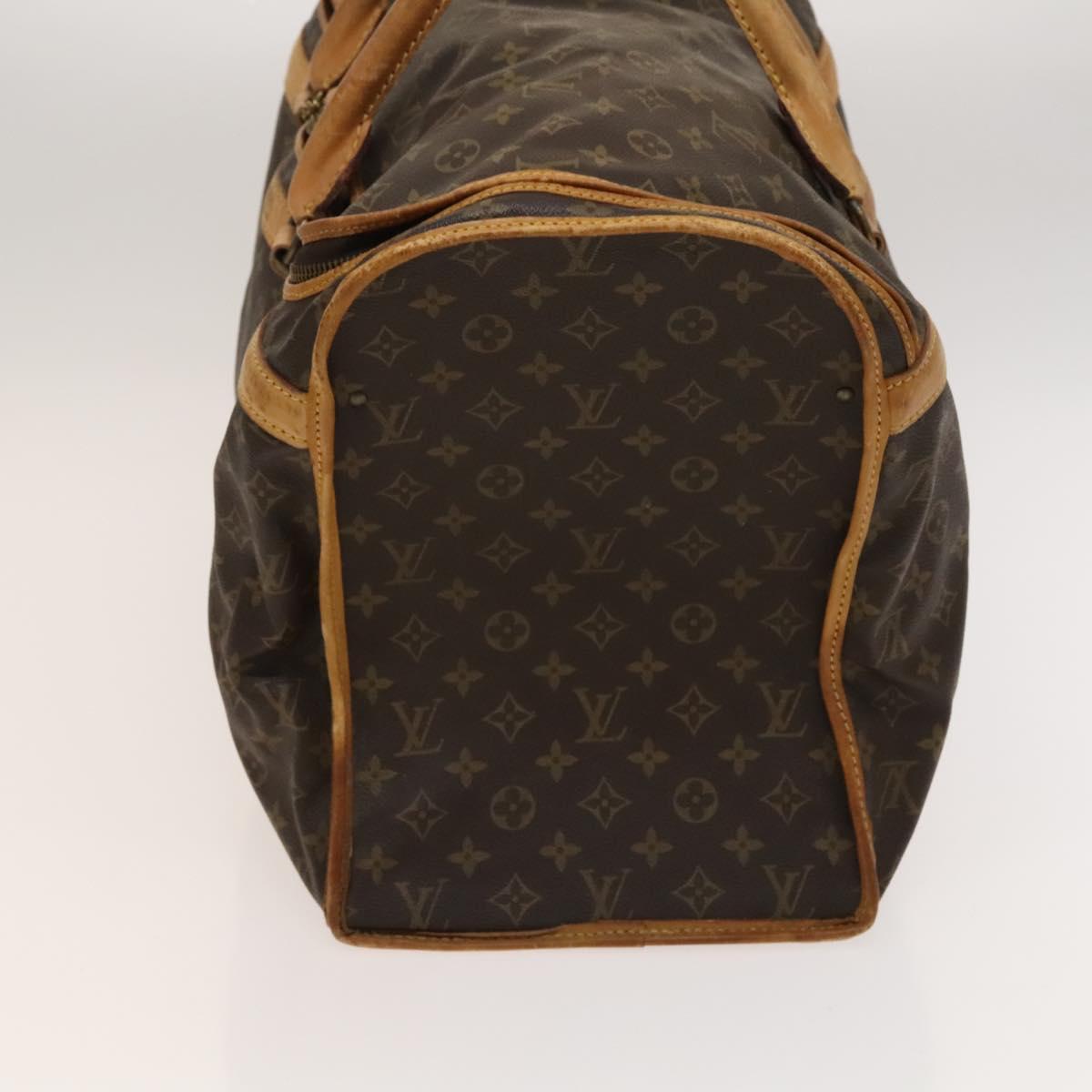 LOUIS VUITTON Monogram Sac Chasseur 55 Boston Bag M41922 LV Auth EC073