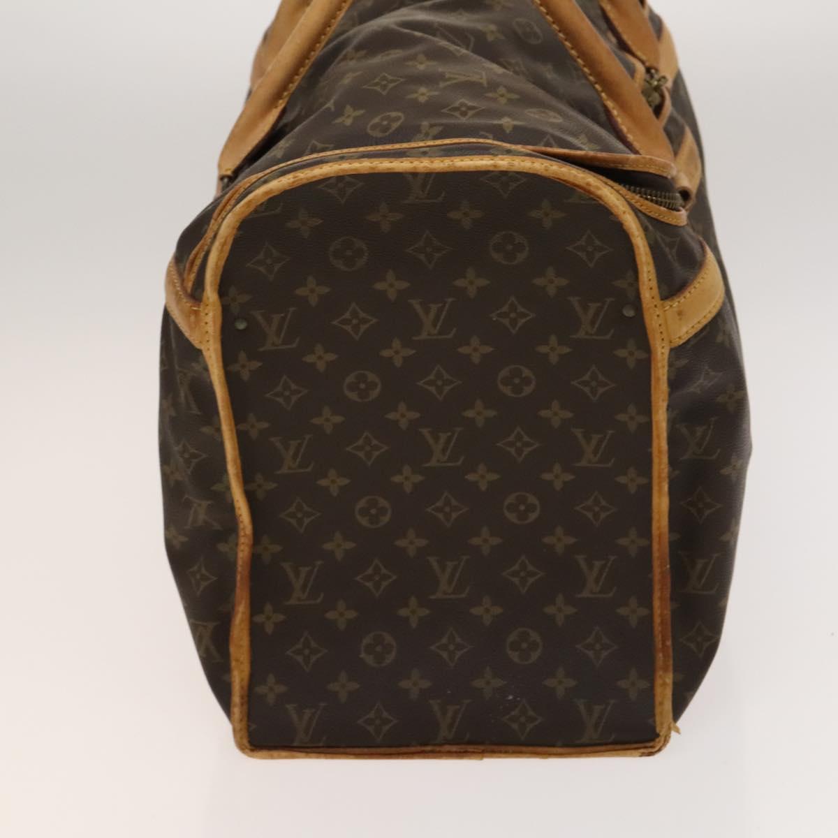 LOUIS VUITTON Monogram Sac Chasseur 55 Boston Bag M41922 LV Auth EC073
