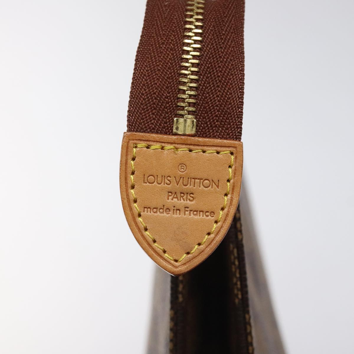 LOUIS VUITTON Damier Ebene Poche Toilette 26 Pouch N47543 LV Auth EC1007