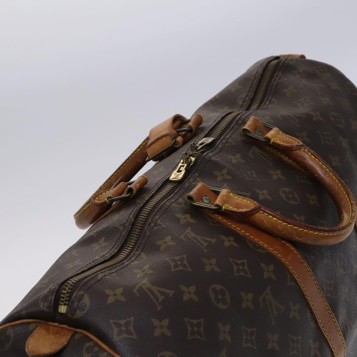 LOUIS VUITTON Monogram Keepall 50 Boston Bag M41426 LV Auth EC1019