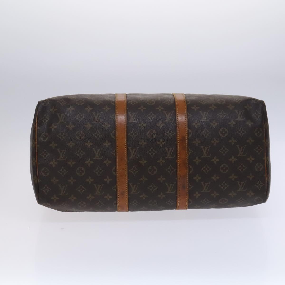 LOUIS VUITTON Monogram Keepall 50 Boston Bag M41426 LV Auth EC1019