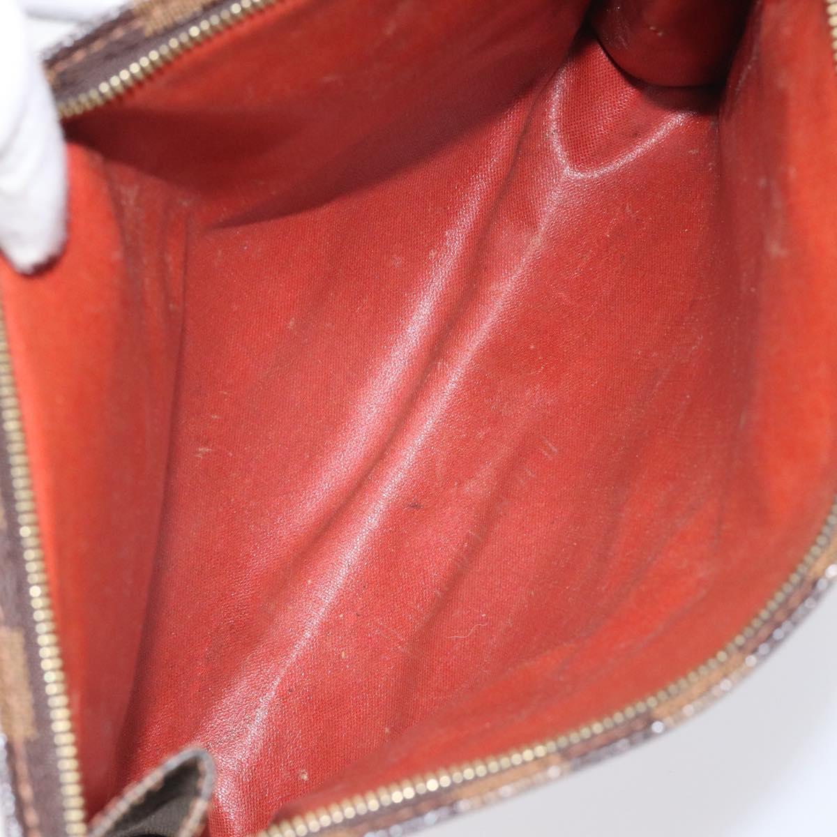 LOUIS VUITTON Damier Ebene Poche Toilette 26 Pouch N47543 LV Auth EC1022