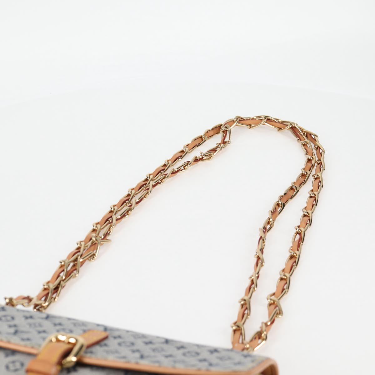 LOUIS VUITTON Monogram Mini Camille Chain Shoulder Bag Blue M92002 Auth EC1035AM