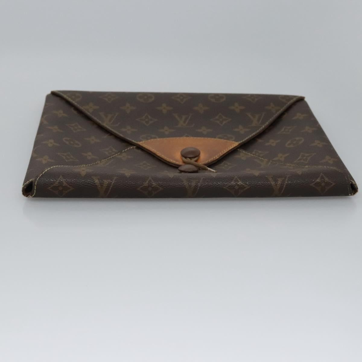 LOUIS VUITTON Monogram Visionaire Briefcase M99045 LV Auth EC124