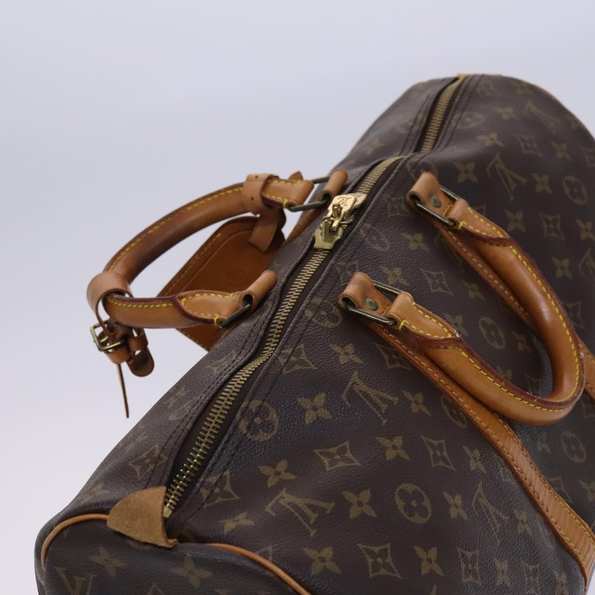 LOUIS VUITTON Monogram Keepall 45 Boston Bag M41428 LV Auth EC160
