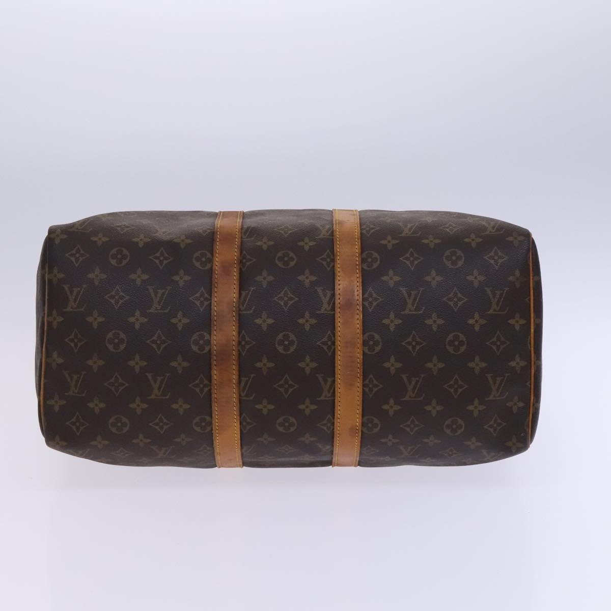 LOUIS VUITTON Monogram Keepall 45 Boston Bag M41428 LV Auth EC160