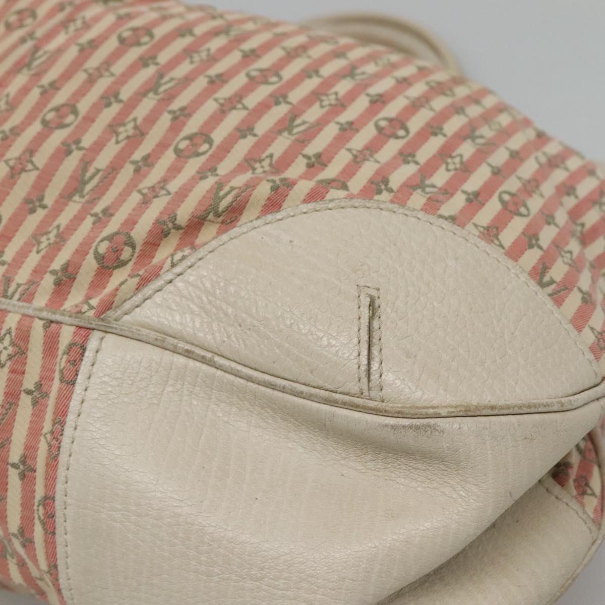 LOUIS VUITTON Mini Lin Marina GM Hand Bag Croisette 2way Pink M95493 Auth EC192