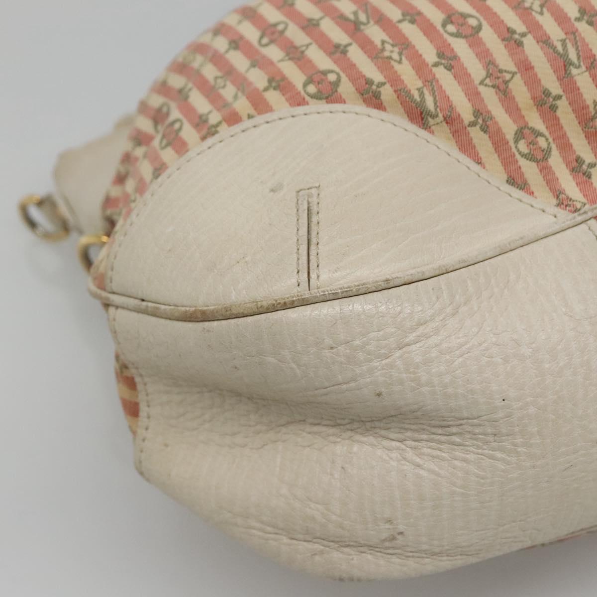 LOUIS VUITTON Mini Lin Marina GM Hand Bag Croisette 2way Pink M95493 Auth EC192