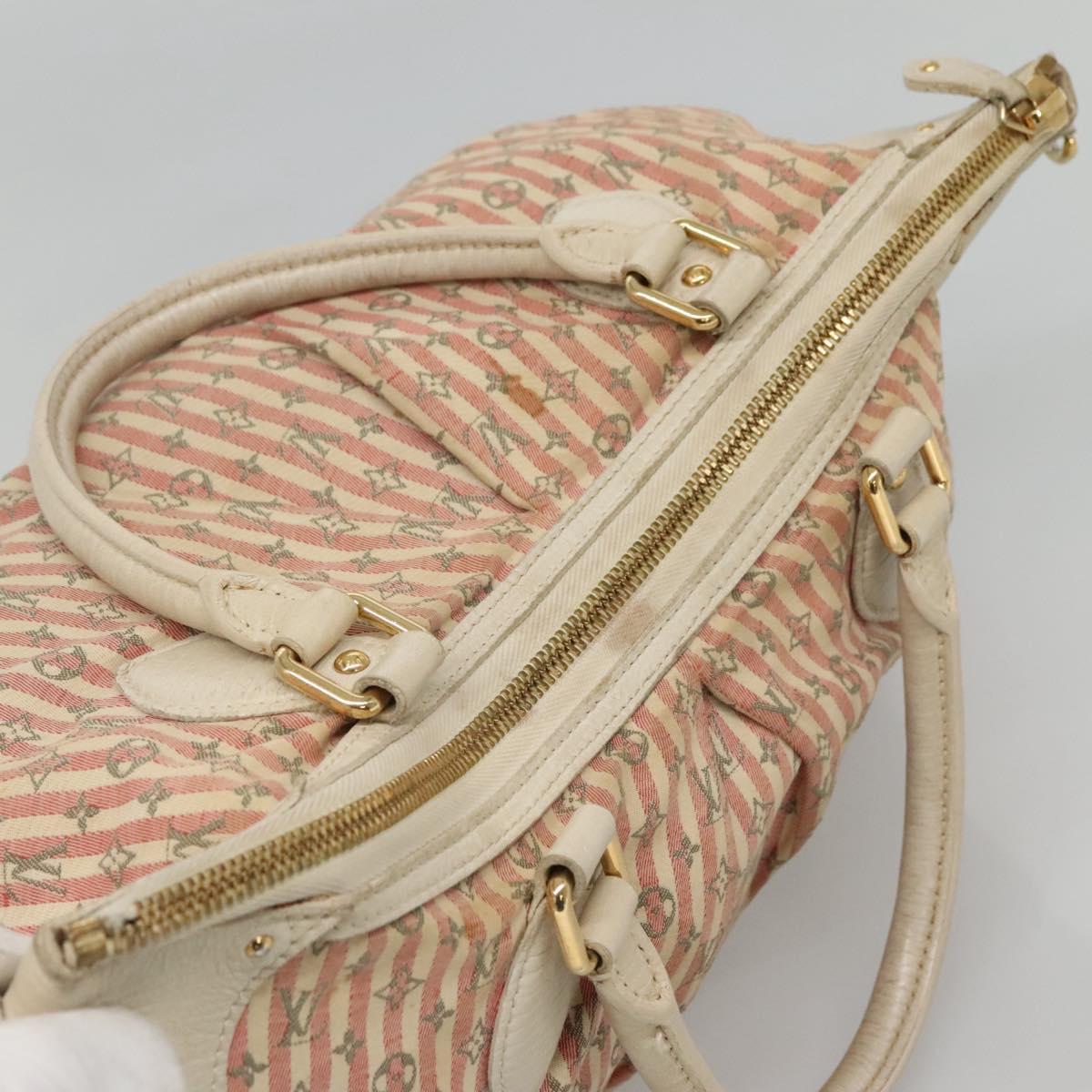 LOUIS VUITTON Mini Lin Marina GM Hand Bag Croisette 2way Pink M95493 Auth EC192