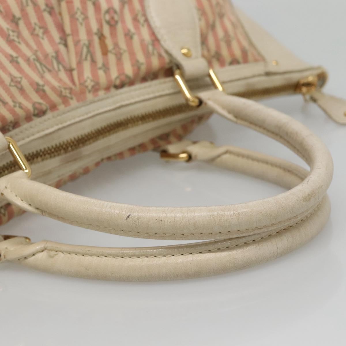 LOUIS VUITTON Mini Lin Marina GM Hand Bag Croisette 2way Pink M95493 Auth EC192