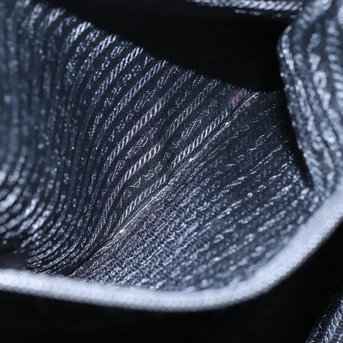 PRADA Tote Bag Nylon Yellow Gold Auth EC197