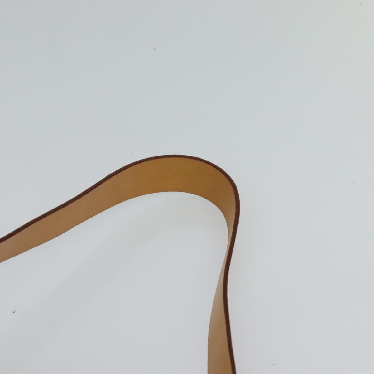 CELINE C Macadam Canvas Shoulder Bag Suede Black Auth EC226