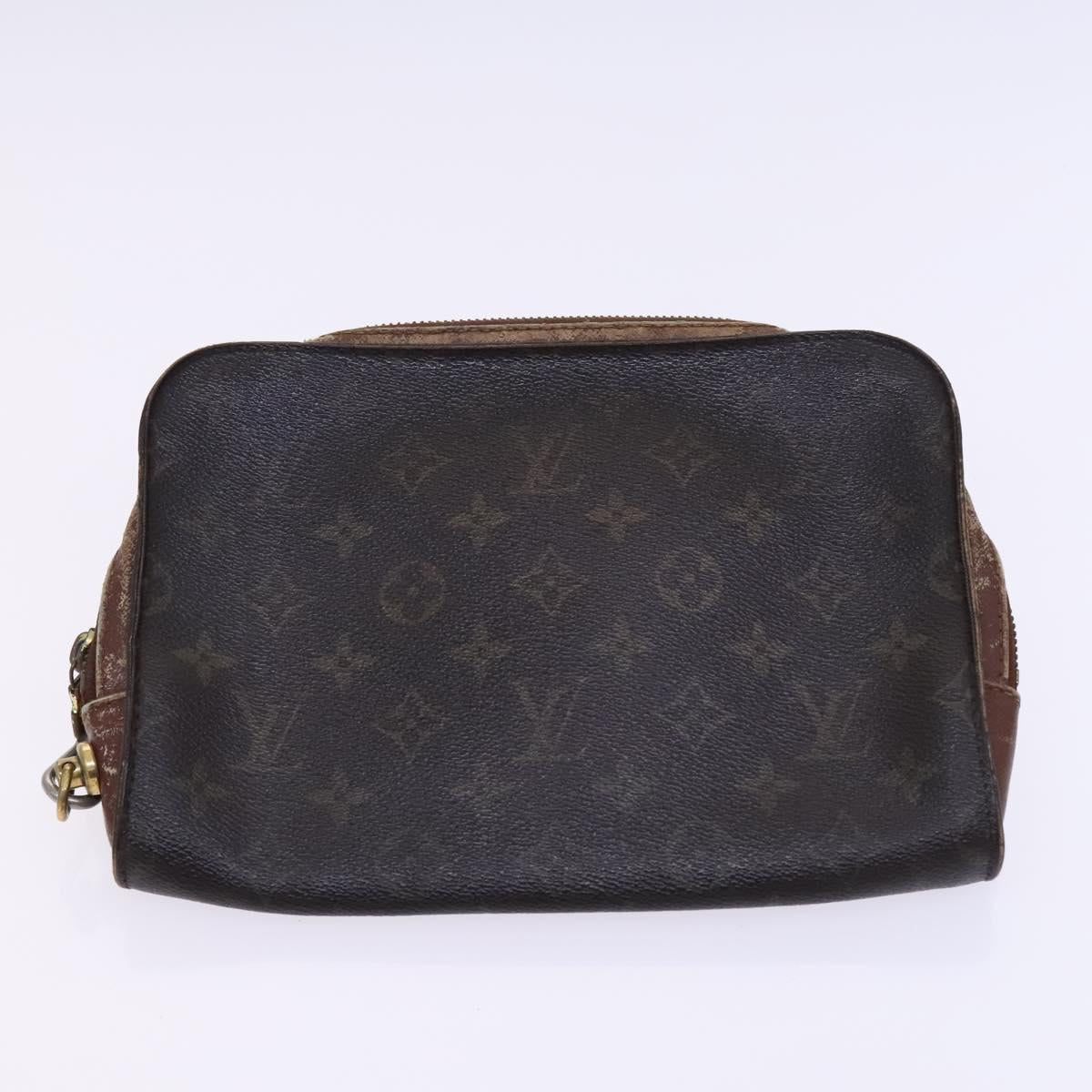 LOUIS VUITTON Monogram Clutch Bag 2 Set LV Auth EC228