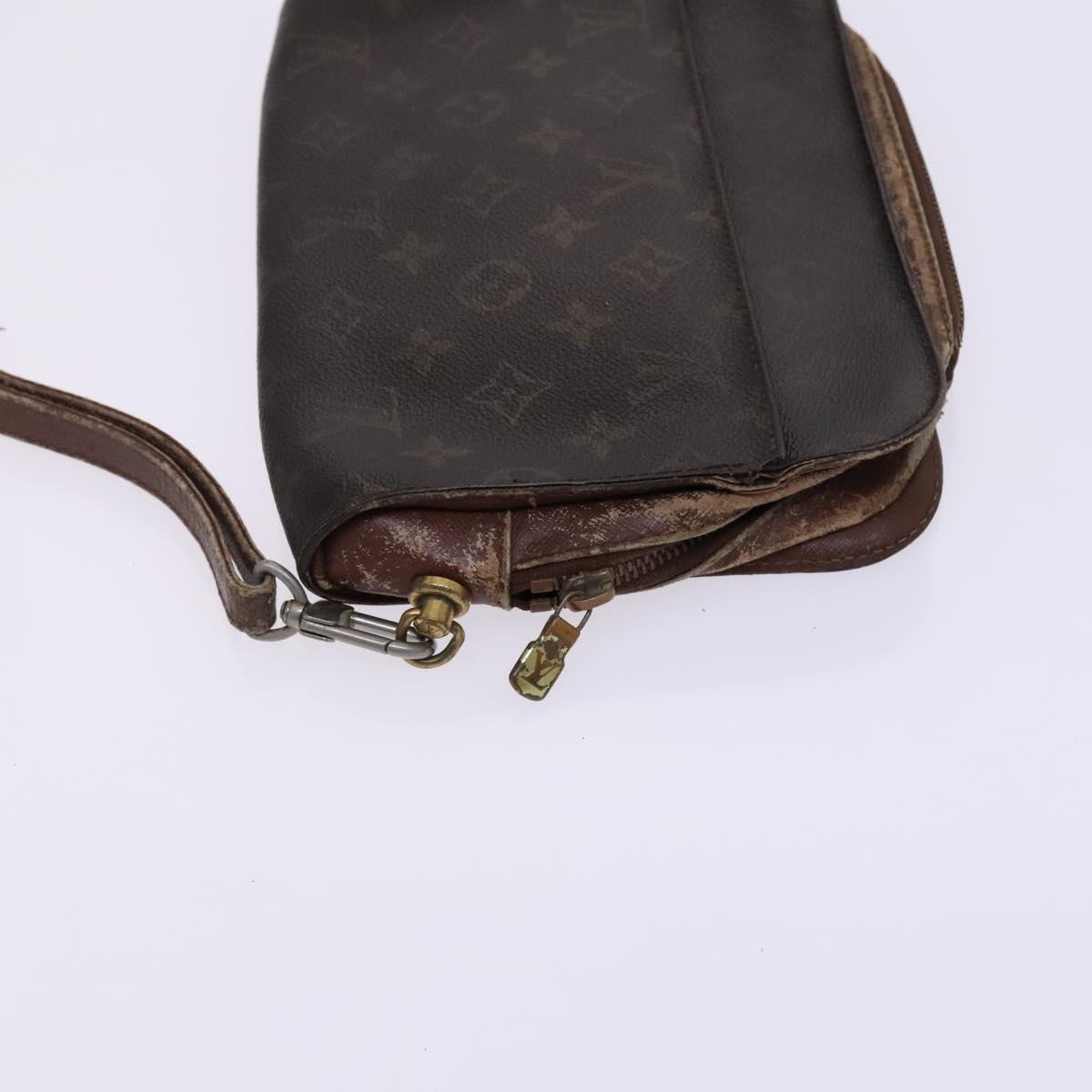 LOUIS VUITTON Monogram Clutch Bag 2 Set LV Auth EC228